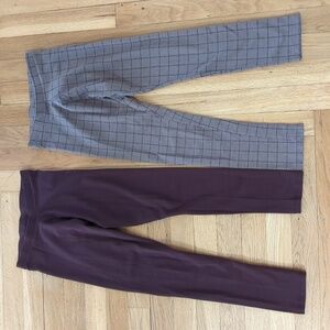 3/$20🌟 Zara Girls Bundle of Two Brown Cotton Leggings Size 9